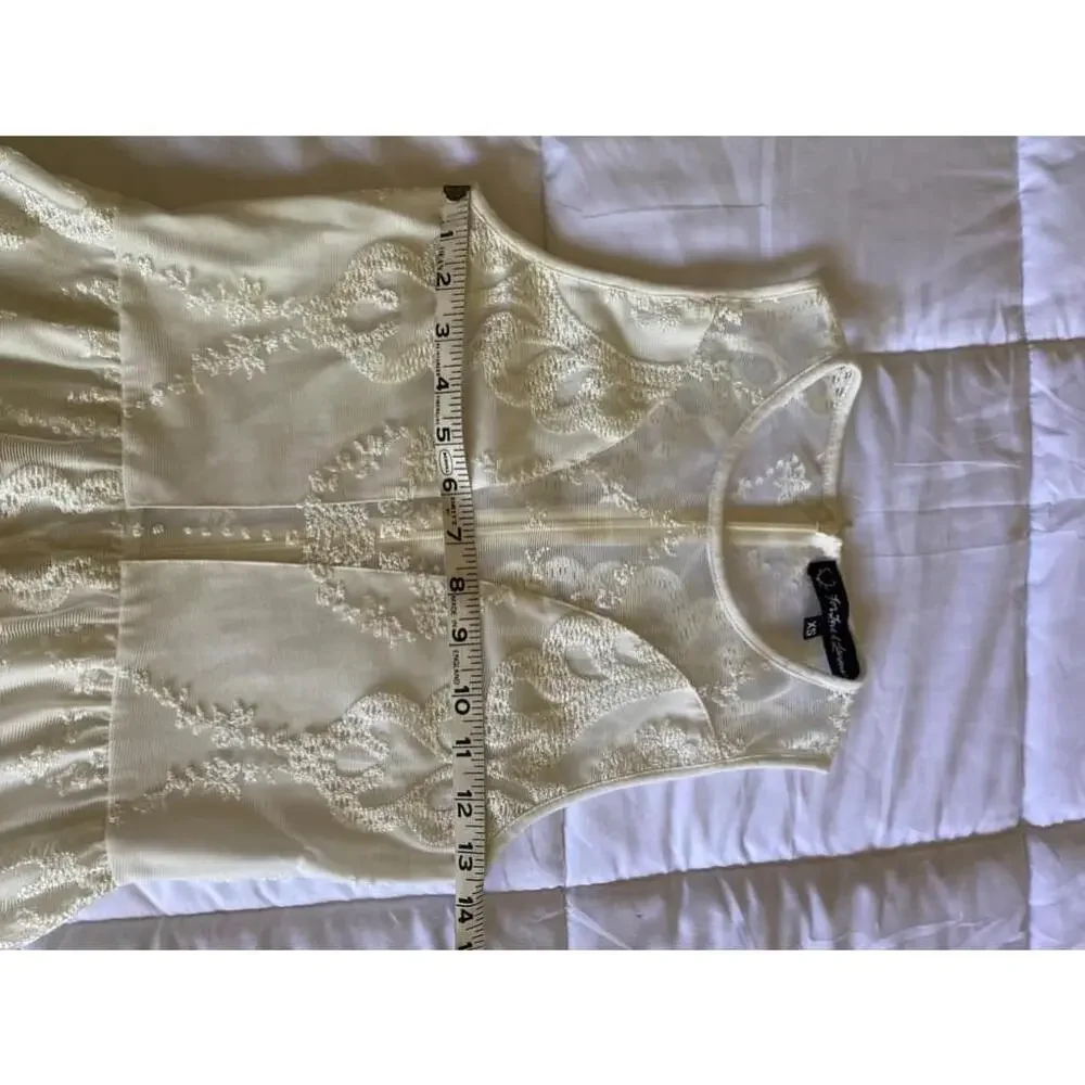 For Love & Lemons lulu White Lace mini Dress Size XS - Picture 7 of 10